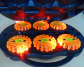 balise lumineuse à LEDs  FlashDisc-MR: Mallette + 6 FlashDisc Rechargeables